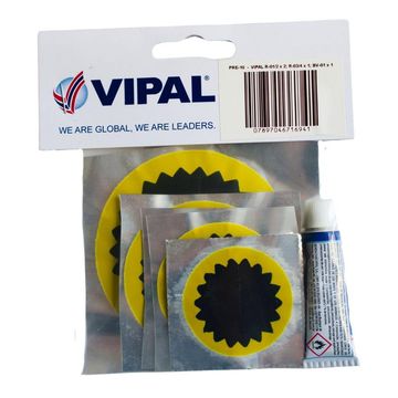 Vipal Tube Patch And Cement Pre Pack Of 6 + 1- 2 Pack