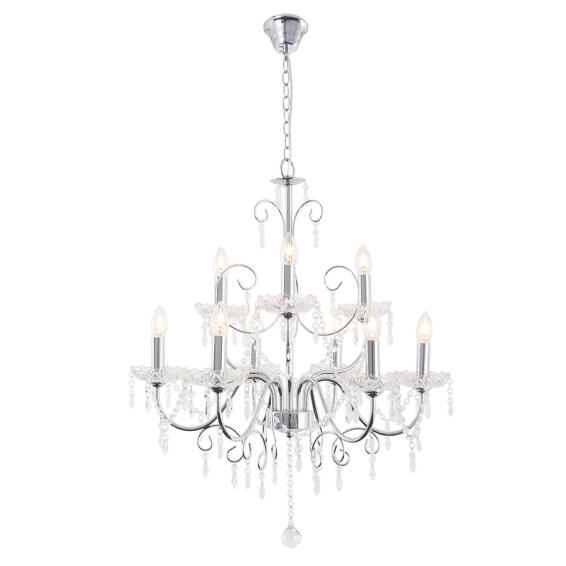 chandelier light chrome