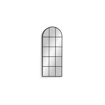 KC Furn- Rosendale Black Arch Mirror