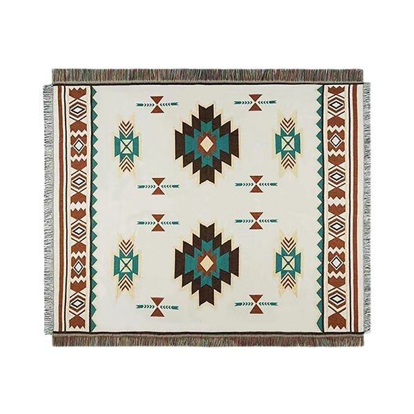 90cm x 180cm Woven Picnic Mat With Strap Holder - JG20375285