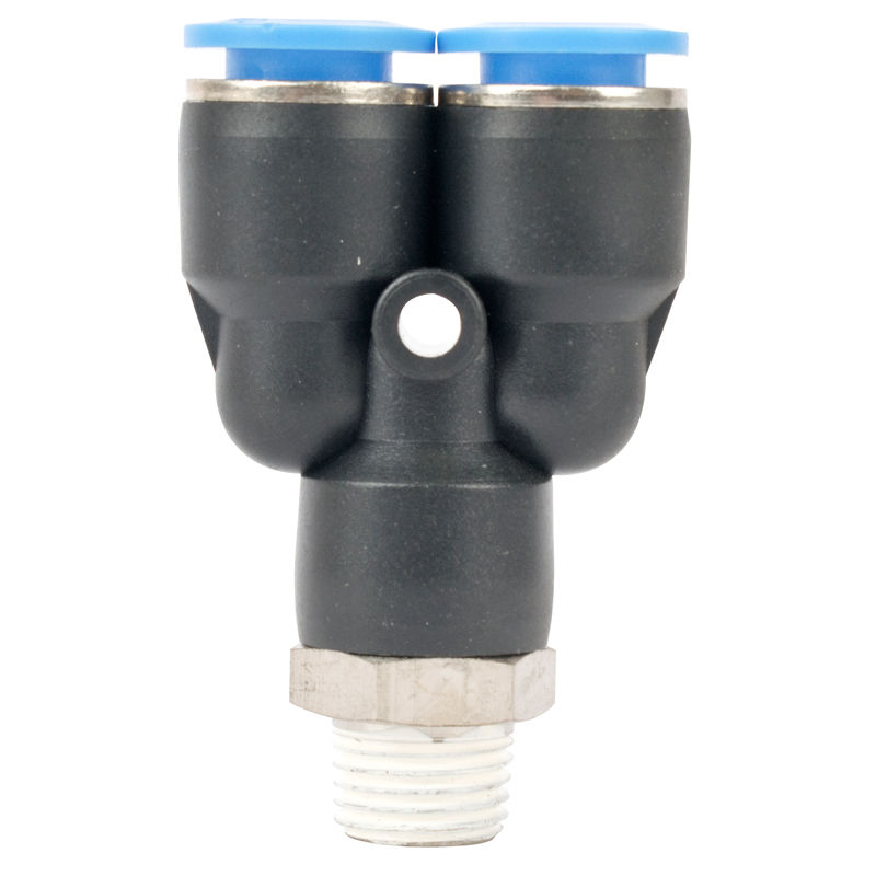 AirCraft - Pu Hose Fitting Y Joint 10mm-1/4 M - 2 Pack