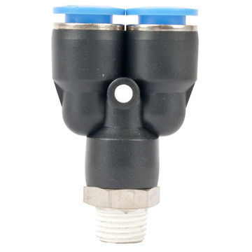 AirCraft - Pu Hose Fitting Y Joint 10mm-1/4 M - 2 Pack