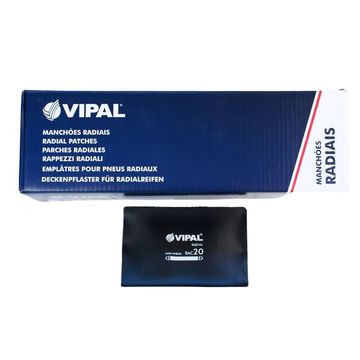 Vipal Tyre Patch 120X80Mm Price P Each 20 Per Box- 2 Pack
