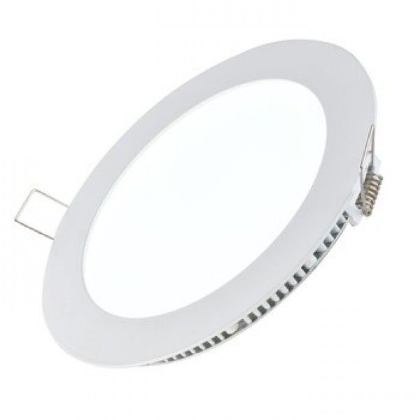 9W Round LED Panel Light - White