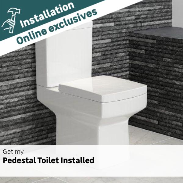 Bathroom Renovation Pedestal toilet replacement by Harvey Projects in