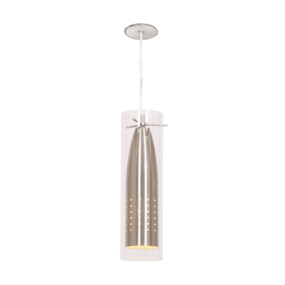 Cord Pendant with Clear Glass  1 x 40W