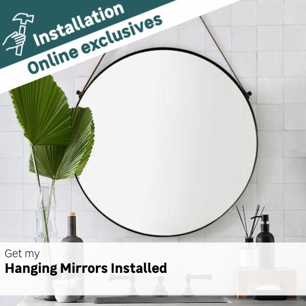 Installation Hanging Mirror Installation LEROY MERLIN South Africa