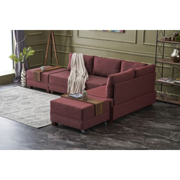 Fly Corner Sofa Bed Right - Brown