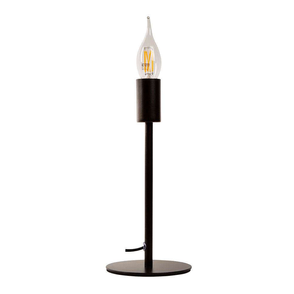 Eurolux - Table Lamp - Black - E14 - 1x40w - Base Only - 4 Pack