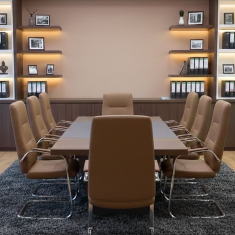 GOF Furniture – Rimmisk Boardroom Table & Musa Office Chair Set