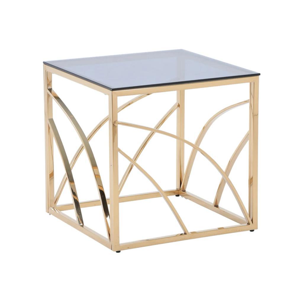 ASHER Lux gold side table