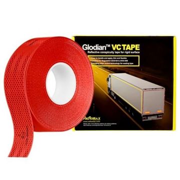 Reflomax R104 Reflective Conspicuity Tape Red 50mm X 50m