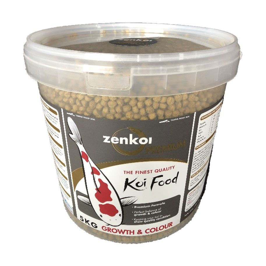 Zenkoi Growth & Colour Koi Pellets Medium (5mm) - 5kg