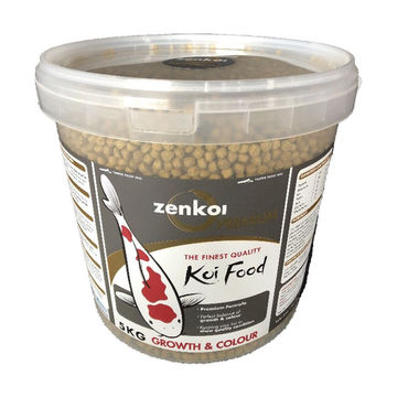 Zenkoi Growth & Colour Koi Pellets Medium (5mm) - 5kg