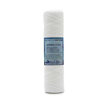 SUPERPURE 10 inch String Wound Sediment Water Filter Cartridge (5-Micron)