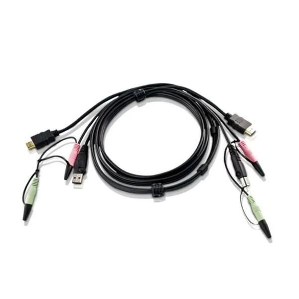 Aten 1.8M Usb Hdmi To Dvi-D Kvm Cable With Audio
