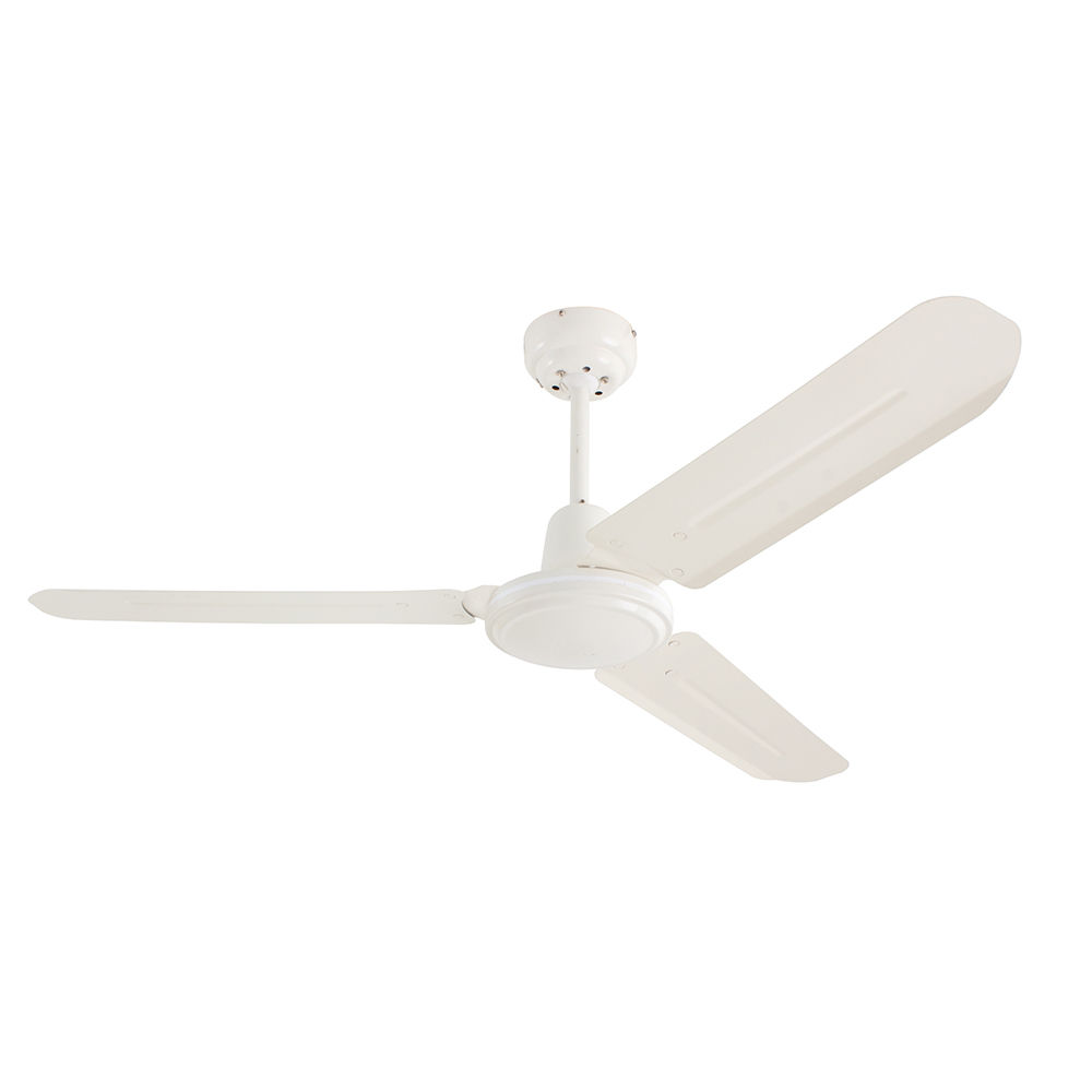Industrial - Ceiling Fan - 3 Blades - White