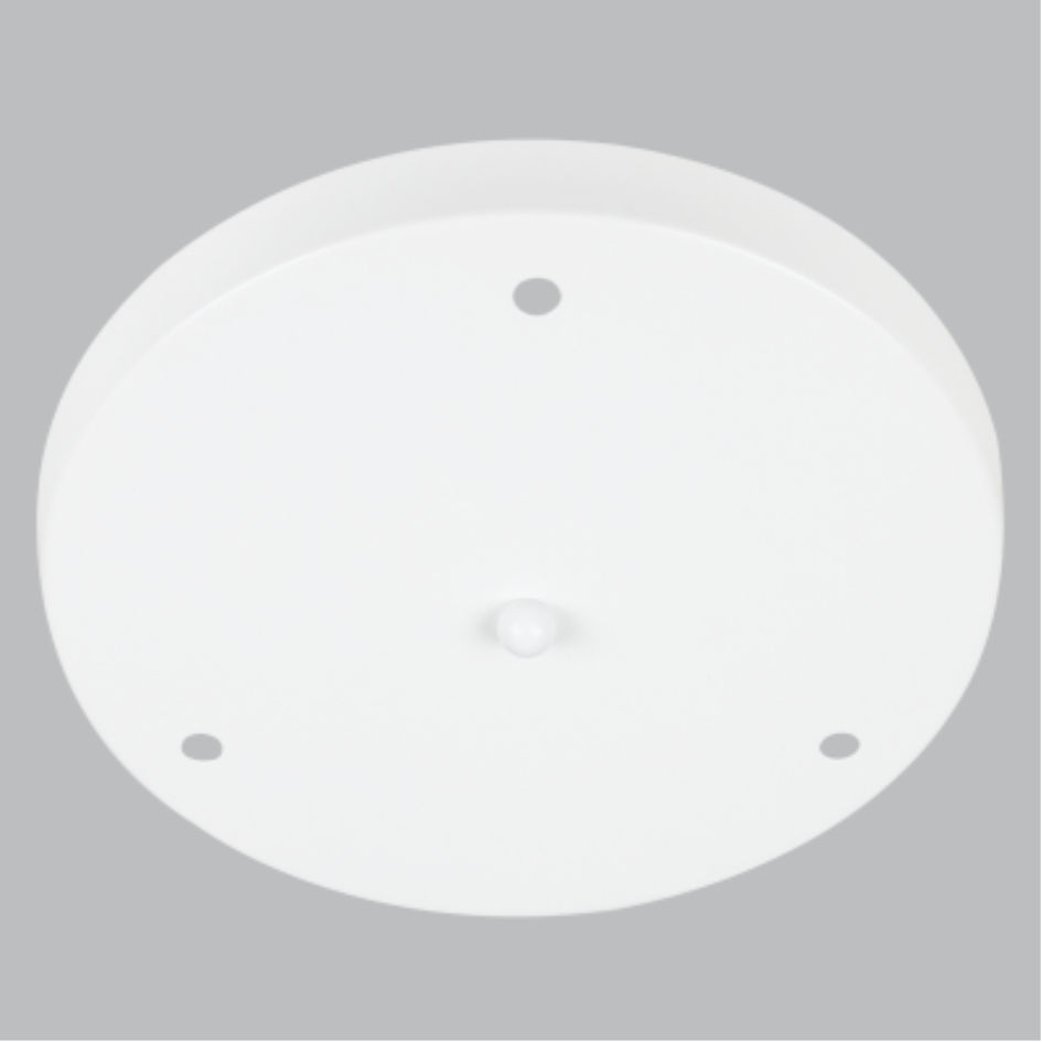 Matt White 250mm 3 Light Ceiling Cup