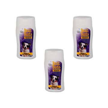 Best buds tick & flea shampoo 220ml 3 Bottles