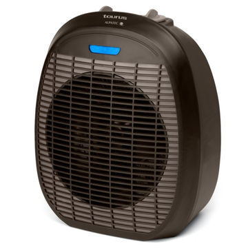 Floor Fan Heater 2 Heat Settings TAURUS Black 2400W Tropicano 3.5