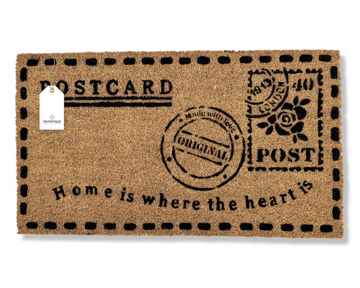 Matnifique Coir Design Doormat - Postcard 700 x 400 x 14mm