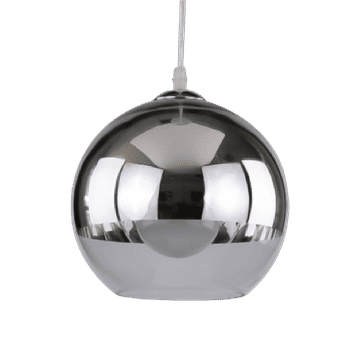 Pendant Lighting – Hollywood Glam Range – Glass And Chrome Bowl Shape