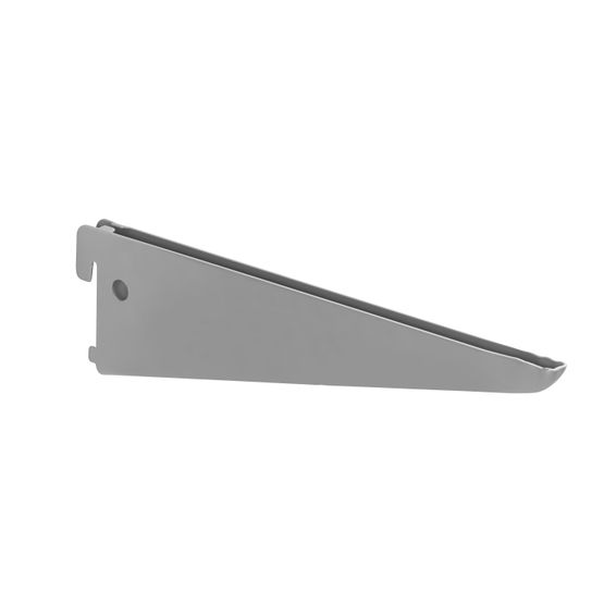 Mackie Wall Bracket Dbl Slot Silver 220MM
