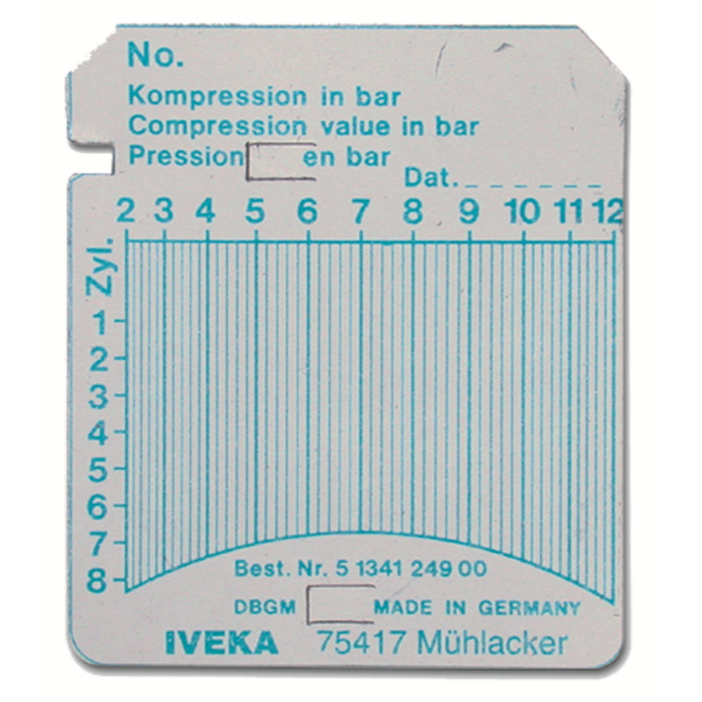RECORDING CARD for DIESEL  100/PACK