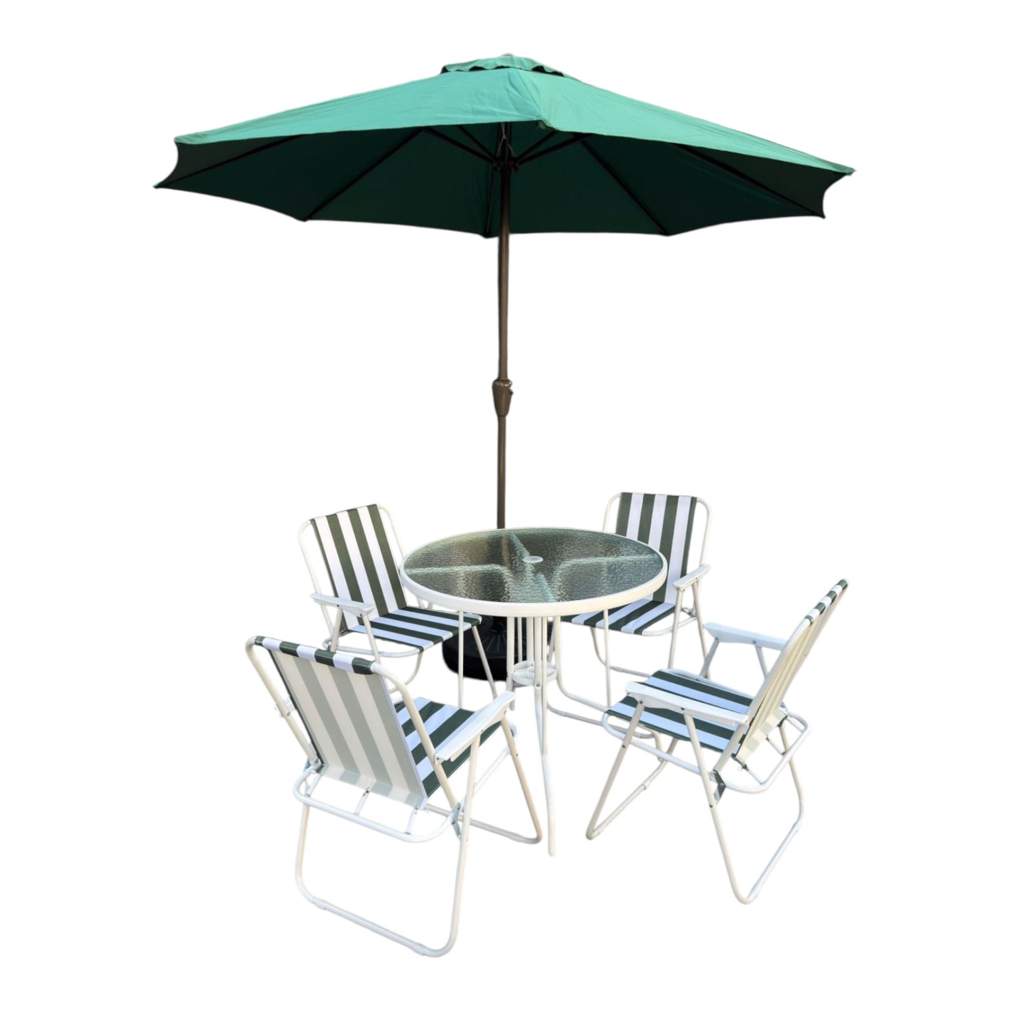 7-Piece Outdoor Patio Dining Set with Umbrella