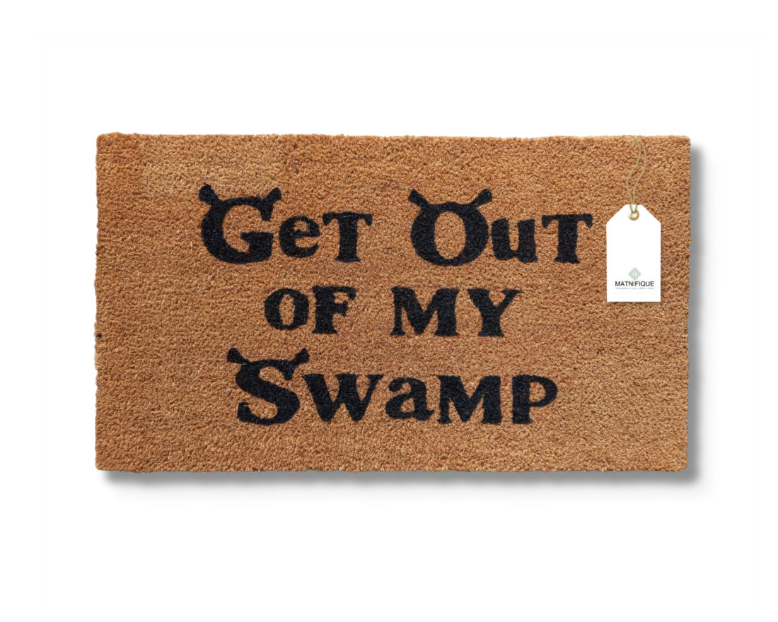 Matnifique Coir Design Doormat - Shrek 700 x 400 x 14mm