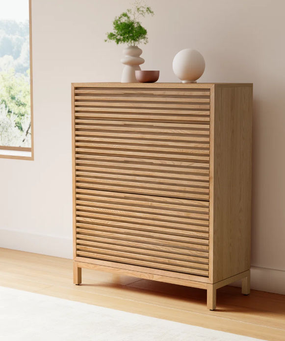 GreenLine Interiors Jan Mini Chest of Drawer Natural Pine