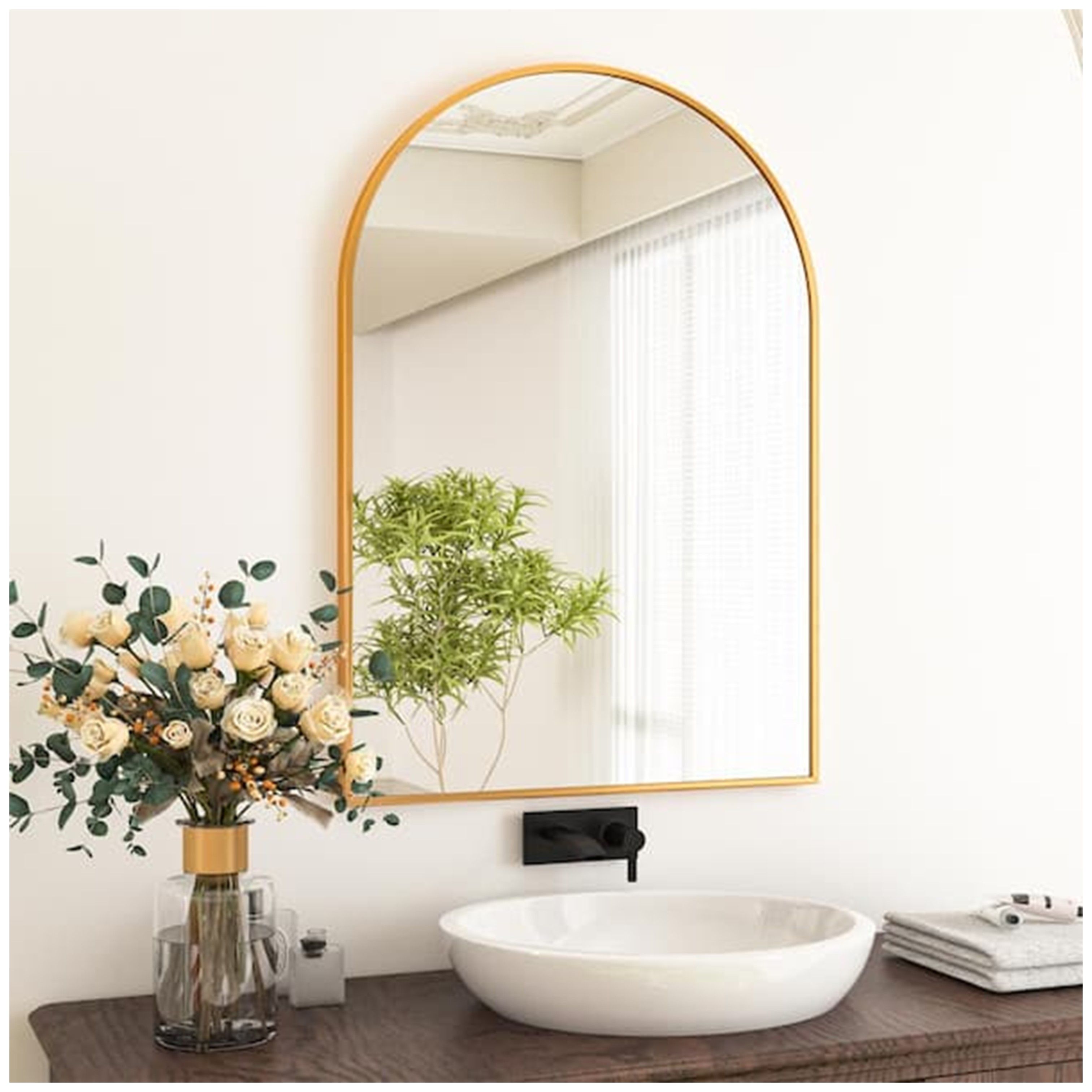 Bathroom Arch Wall Mirror