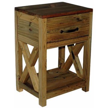 Roy Bedside Table / Pedestal / Nightstand from pine wood