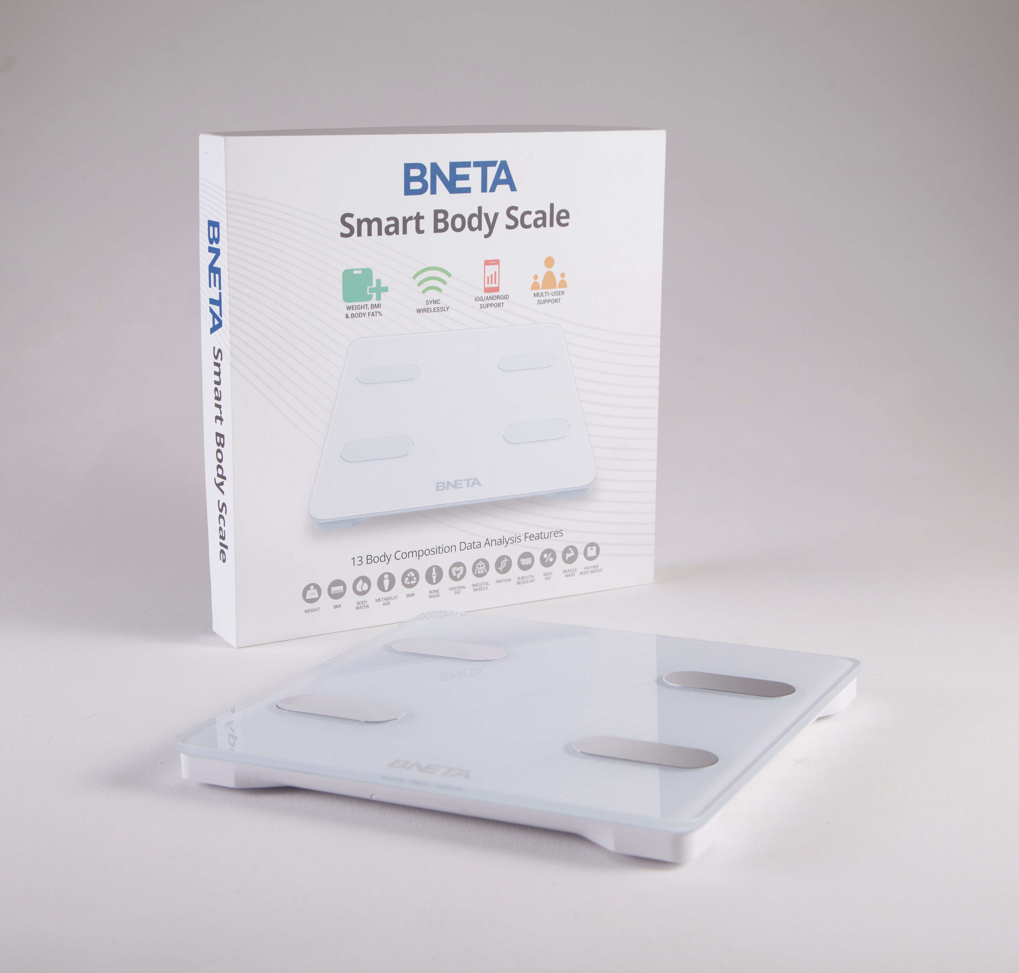 BNETA Smart Body Scale – Bluetooth Body Composition Analyzer