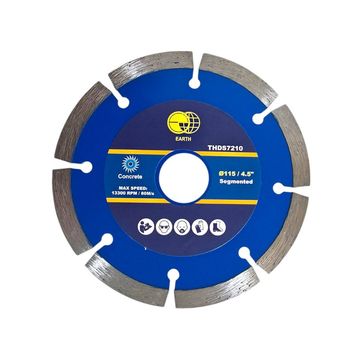 EARTH Segmented Diamond Cutting Blade - 115mm for Concrete