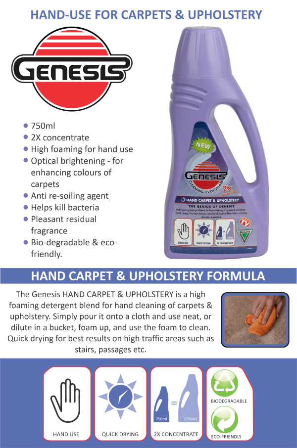 Genesis Concentrate Hand Carpet & Upholstery