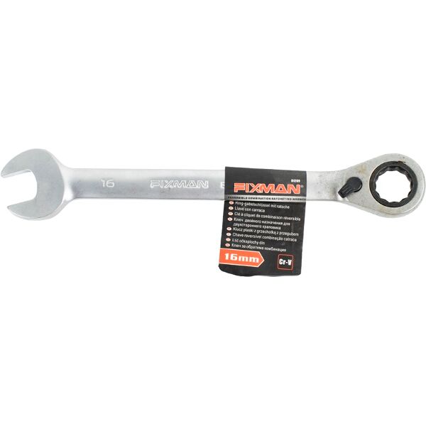 Fixman Reversible Combination Ratcheting Wrench 16Mm