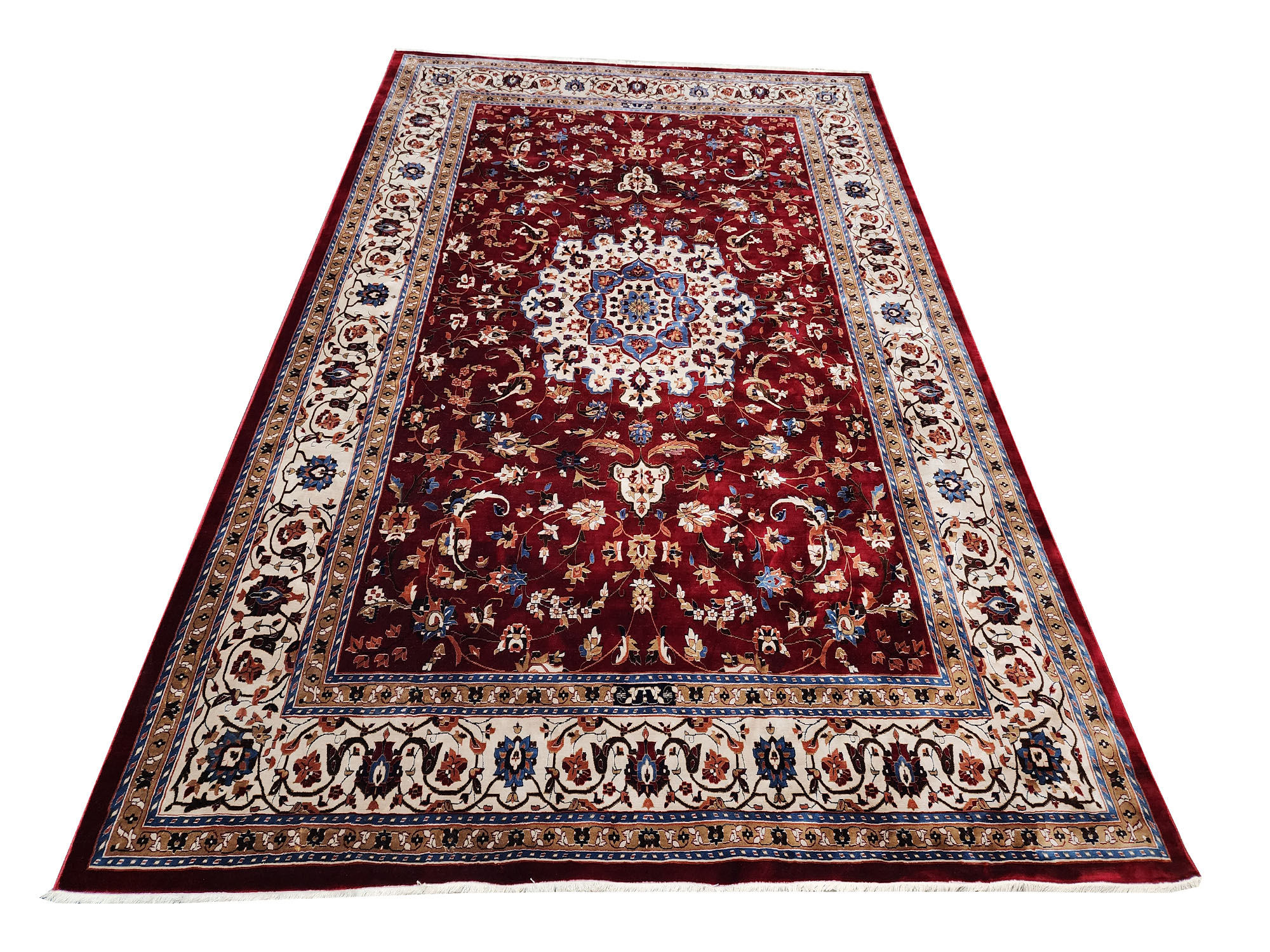 Fine Kashan Machine Made Carpet 340 x 240 cm