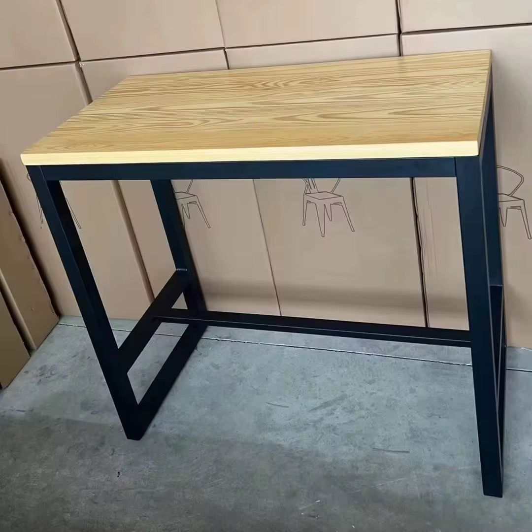 Metal and Wood Compact Space Saving Folding Laptop Table