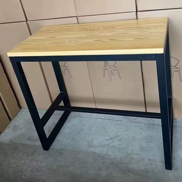 Metal and Wood Compact Space Saving Folding Laptop Table