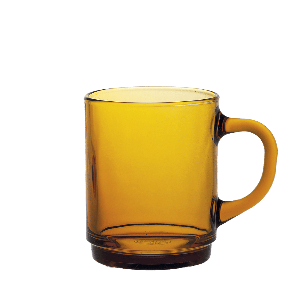 Duralex Versailles Amber Mug 260ml - Set of 6