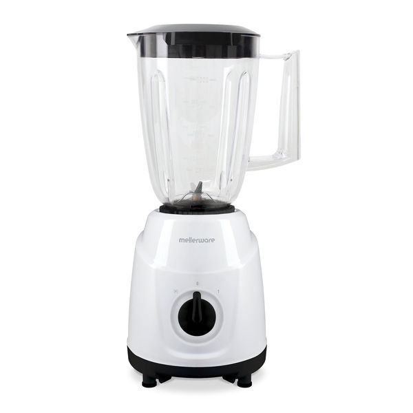 Mellerware Jug Blender Plastic Black & White 1L 300W 