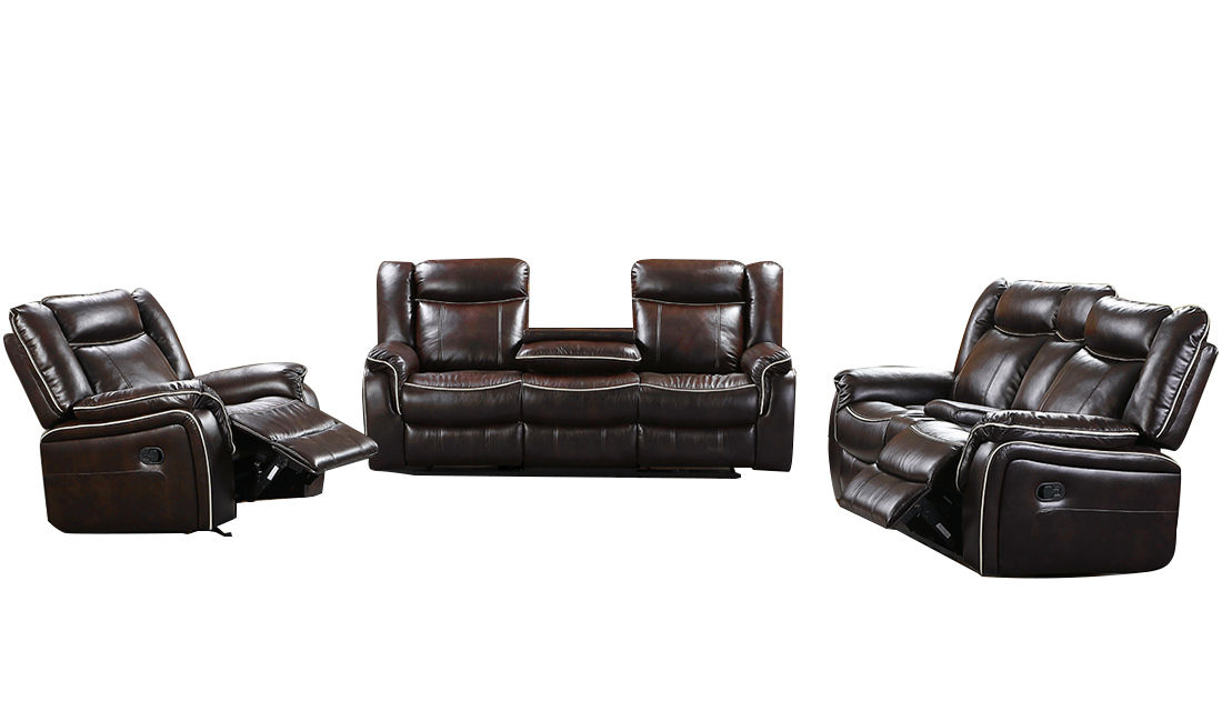 GOF Furniture - Hubson Brown Sofa
