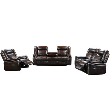 GOF Furniture - Hubson Brown Sofa