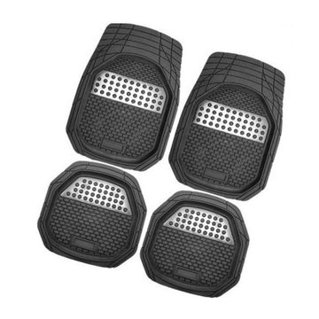 4Pieces All Car Universal Rubber Floor Mat Set