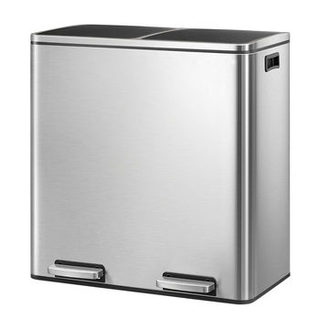 2-in-1 Bin with Dual 30L Compartments