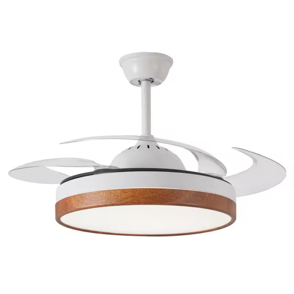 42 Inch White and wood finish Ceiling Fan | LEROY MERLIN South Africa