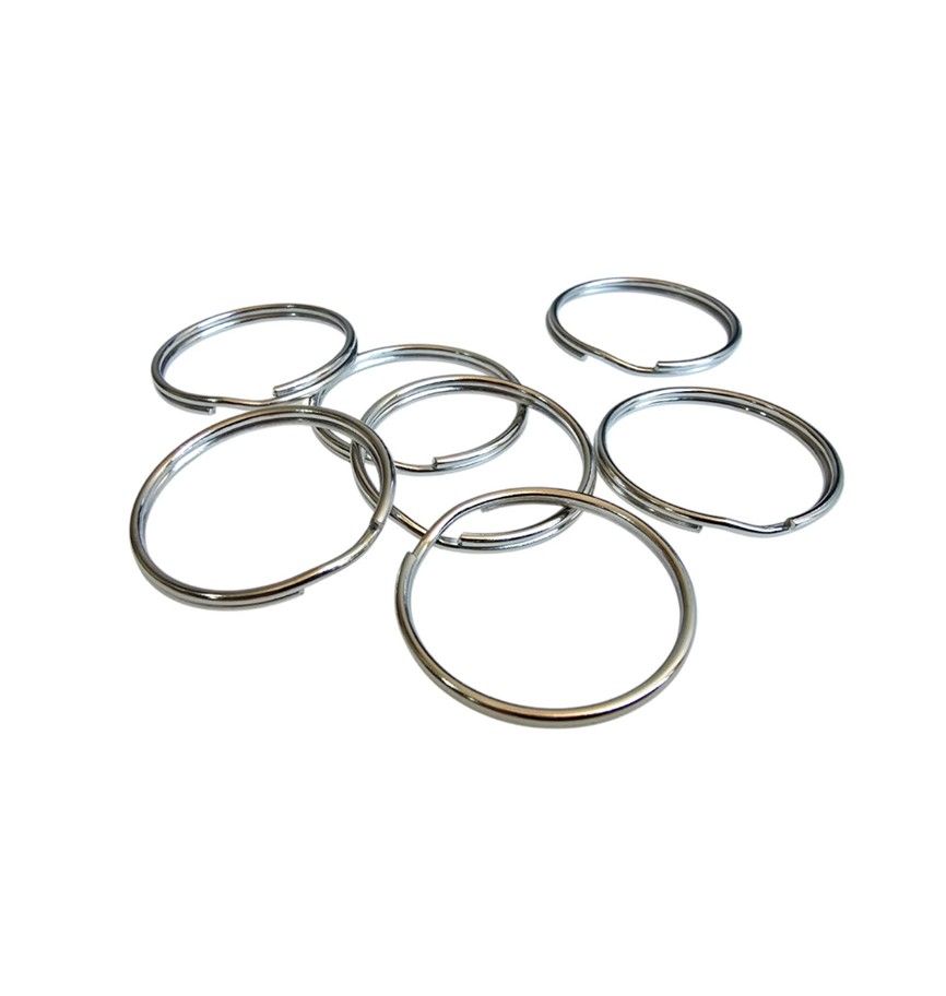 Key Rings / Split Rings 1.5mm x 28mm - 100/Pack