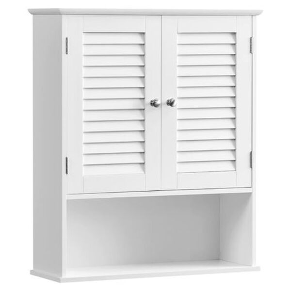 Wall-Mounted Bathroom Cabinet – White, Space-Saving Storage