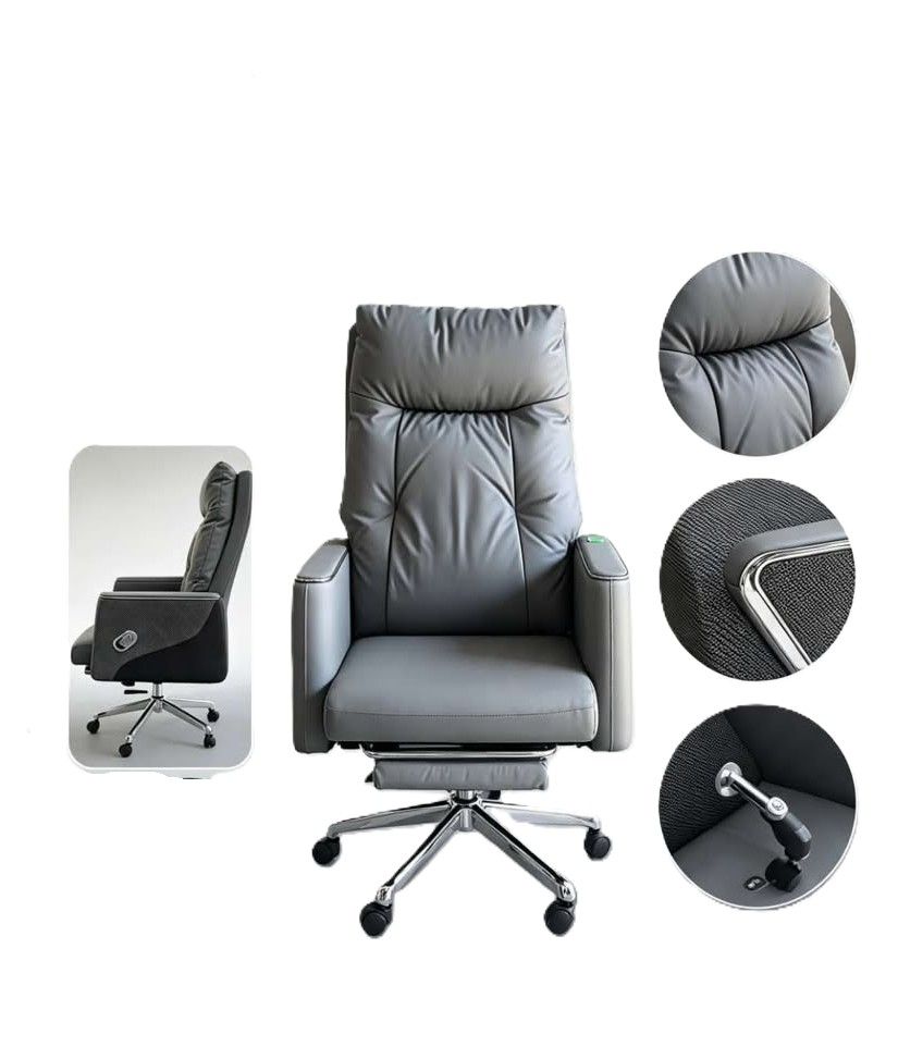 LBM FURN-Executive Office Recliner Chair- SY-003- GREY